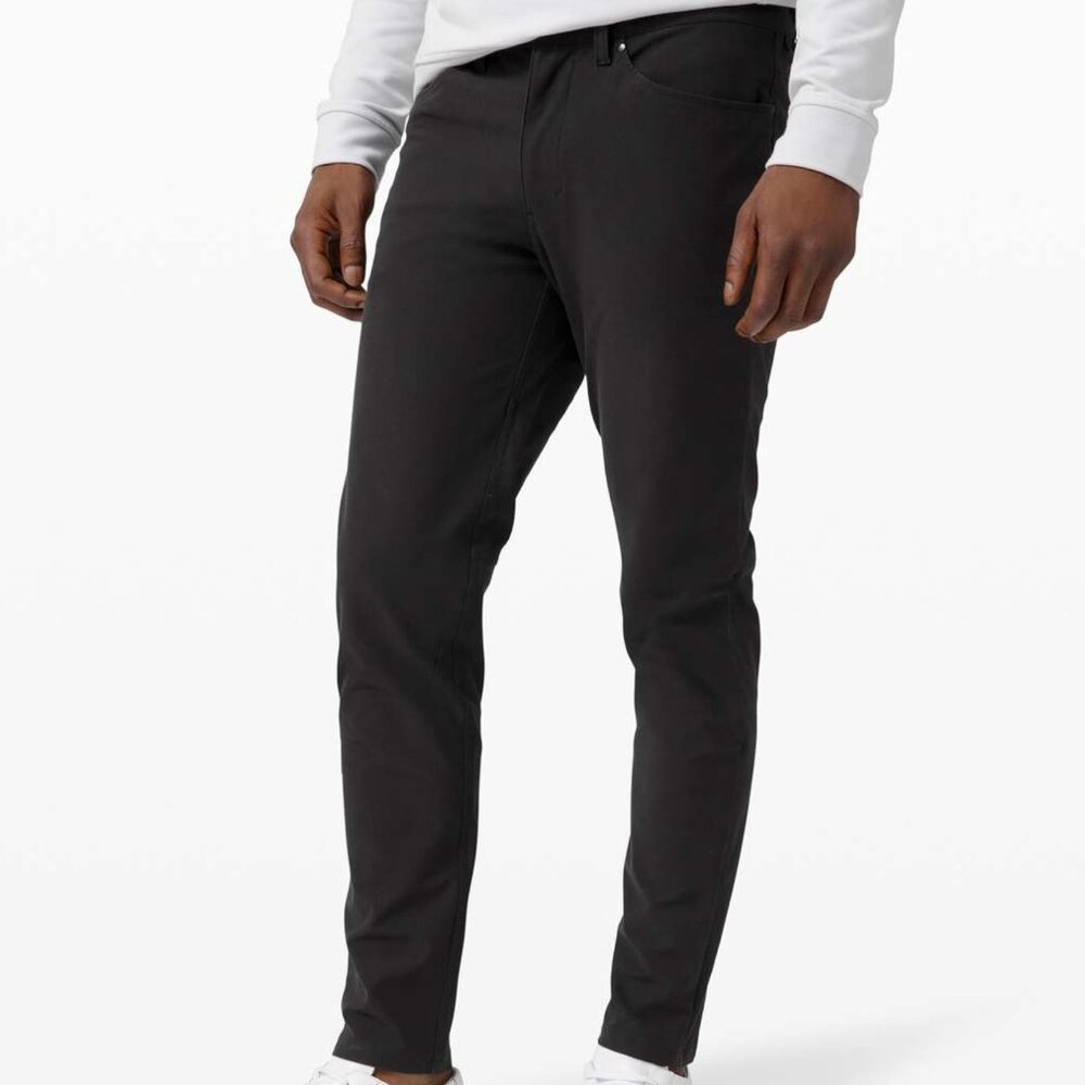 Lululemon ABC Pants Black Size 40x32 Slim Utilitech Stretchy Casual